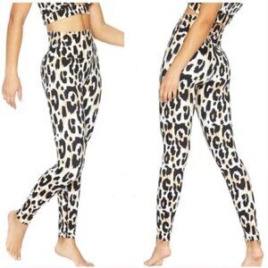 Beach Riot Piper Leopard High-Rise Leggings Animal Print High waisted Sz S